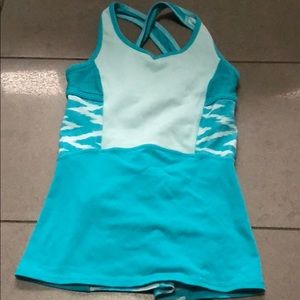 Blue ivivva tank top